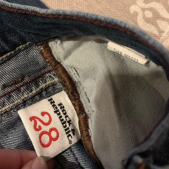 Rock & Republic Pyramid Studded Denim - Picture 6 of 13